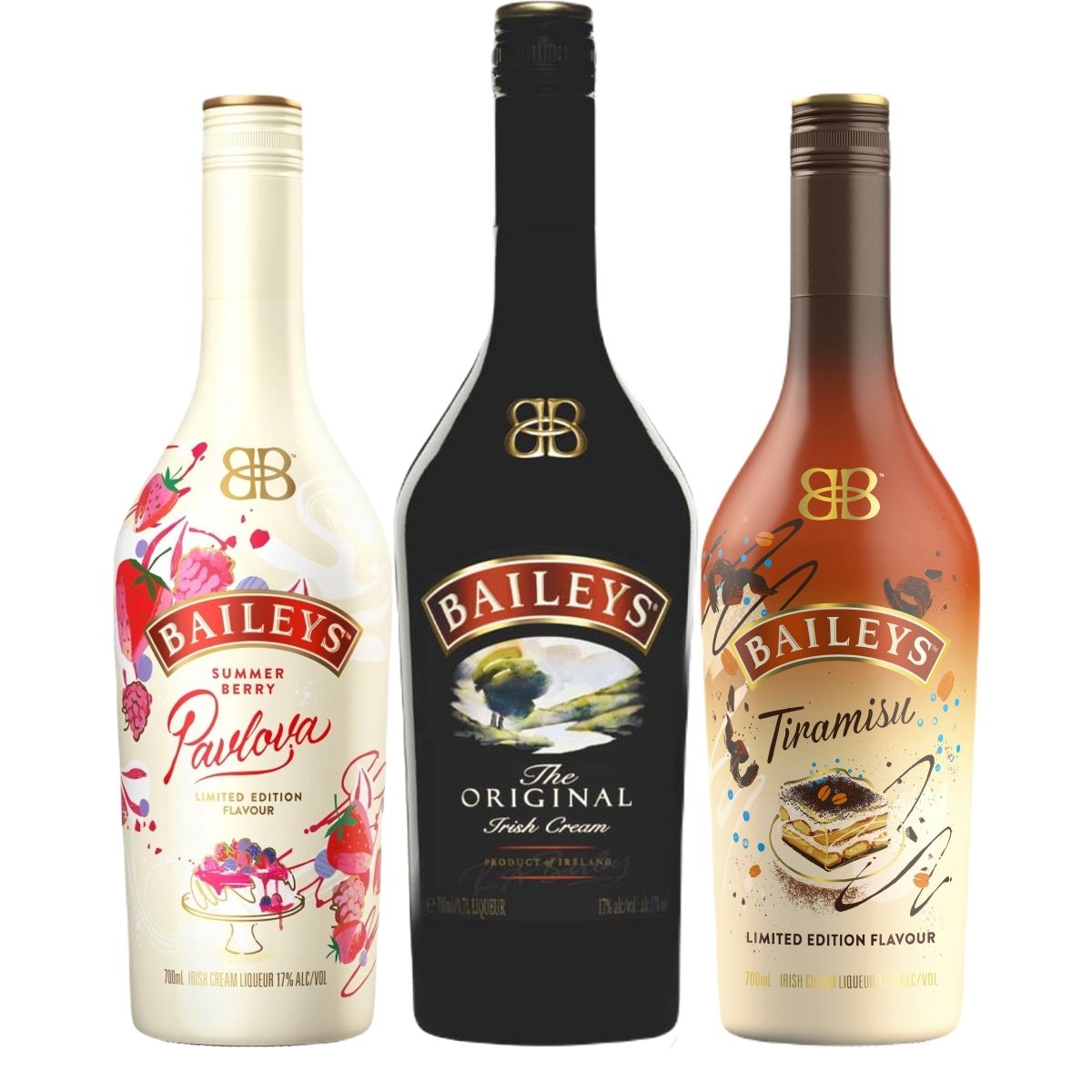 Ultimate Baileys Irish Cream Variety Pack (3 x 700mL) Secret Bottle